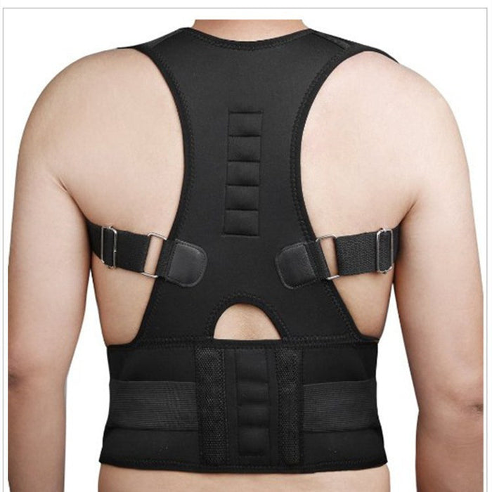 Adjustable Magnetic Posture Corrector Corset Back for Men Body Shaper