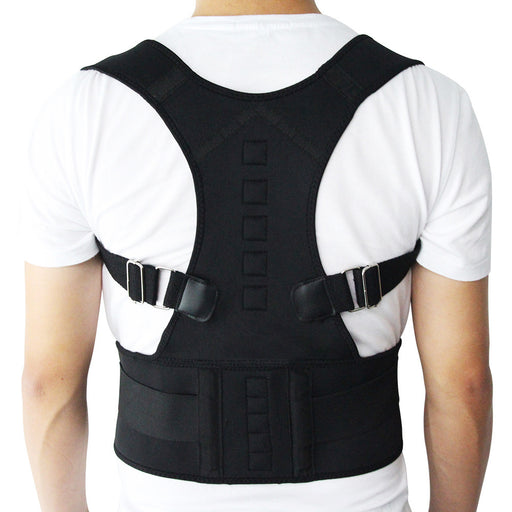 Adjustable Magnetic Posture Corrector Corset Back for Men Body Shaper