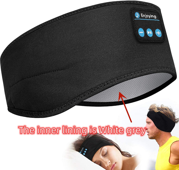 Wireless Bluetooth Sleeping Headphones Headband Thin Soft Elastic & comfortable