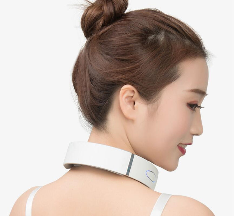 Multifunctional neck vibration pulse cervical massager