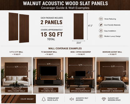 Luxury Walnut Wall Panels