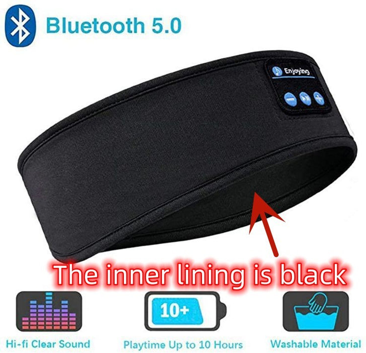 Wireless Bluetooth Sleeping Headphones Headband Thin Soft Elastic & comfortable